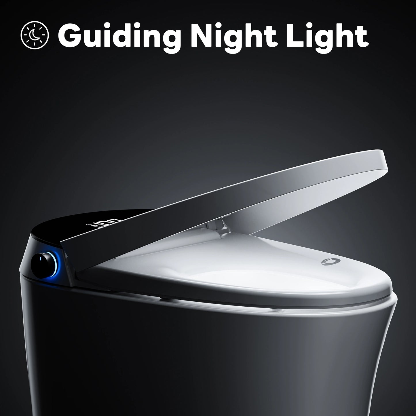 Soft night light on CANEST TC-100GE for easy navigation in the dark
