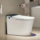 CANEST FC-002SE smart toilet side view showcasing the smooth curve of the lid, elongated seat, and minimalist modern profile.