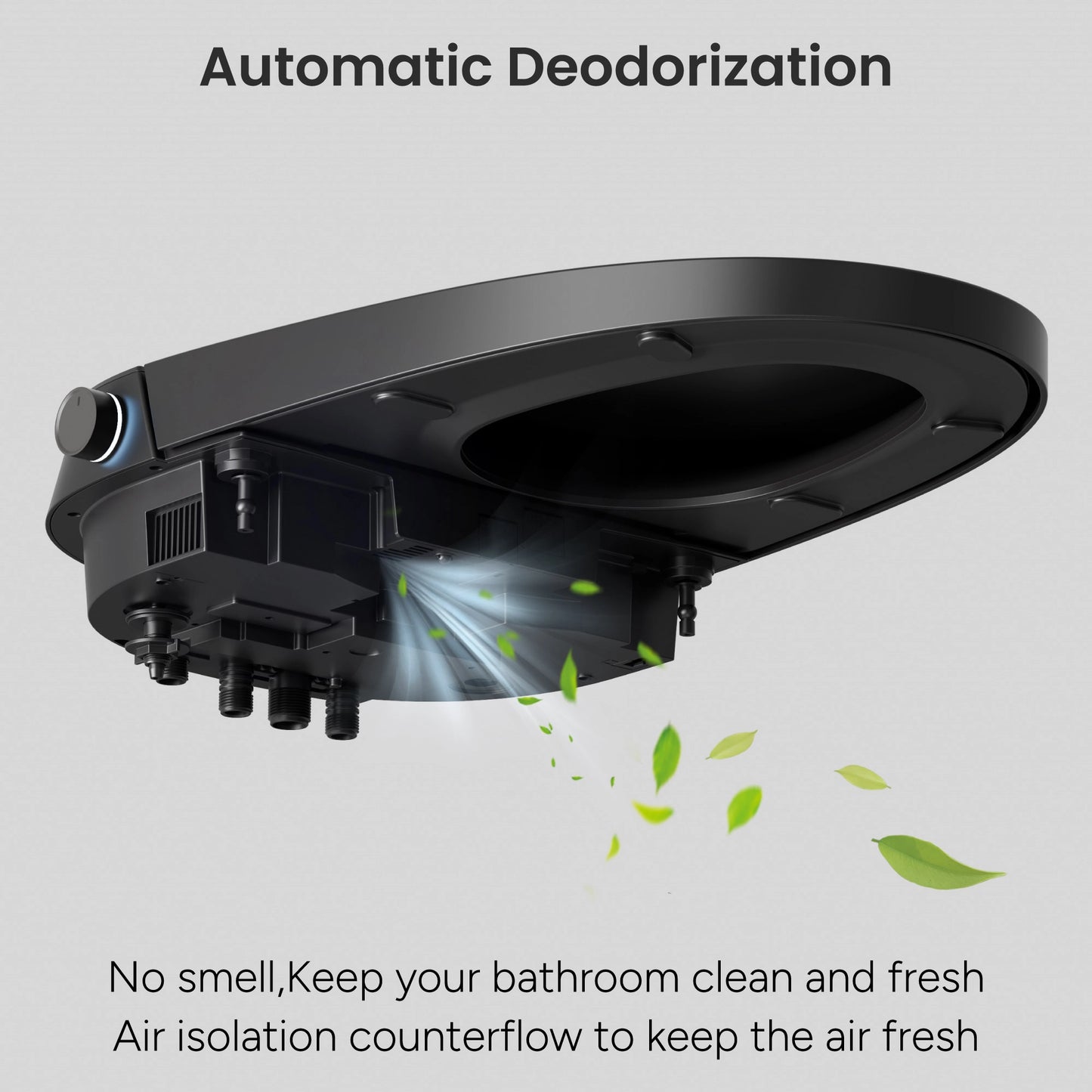 Built-in deodorization system in CANEST TC-200BG to keep the air fresh after every use