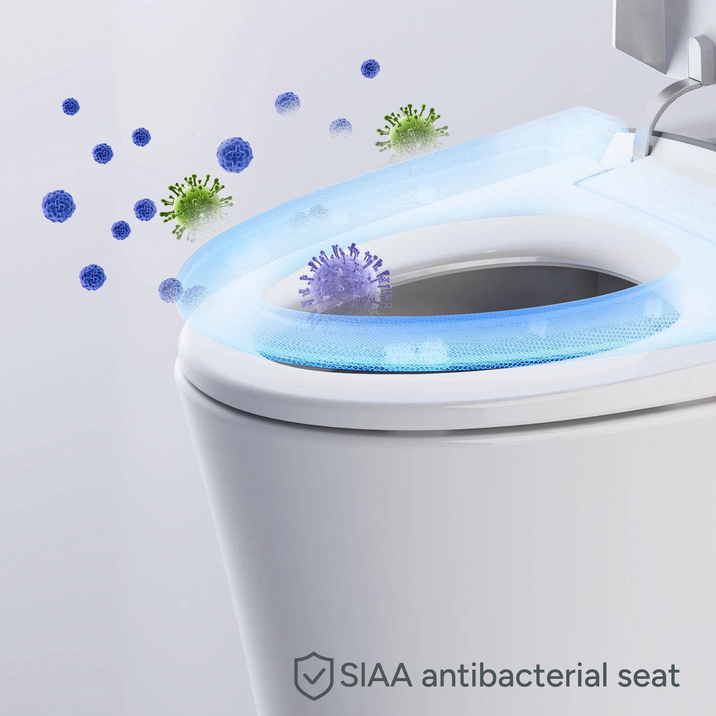 Antibacterial seat surface of CANEST FC-001 providing a cleaner, safer experience