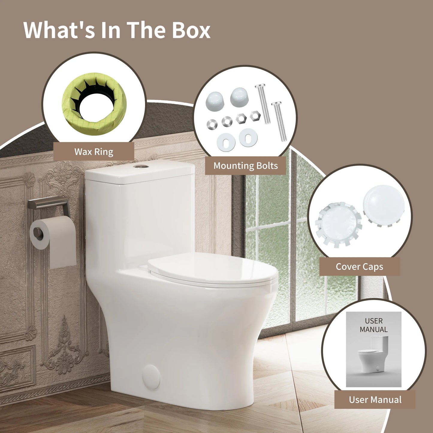 CANEST® One Piece Toilets | DL-2500