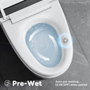 Pre-mist feature of CANEST TC-100GE to wet the bowl surface for better cleanliness