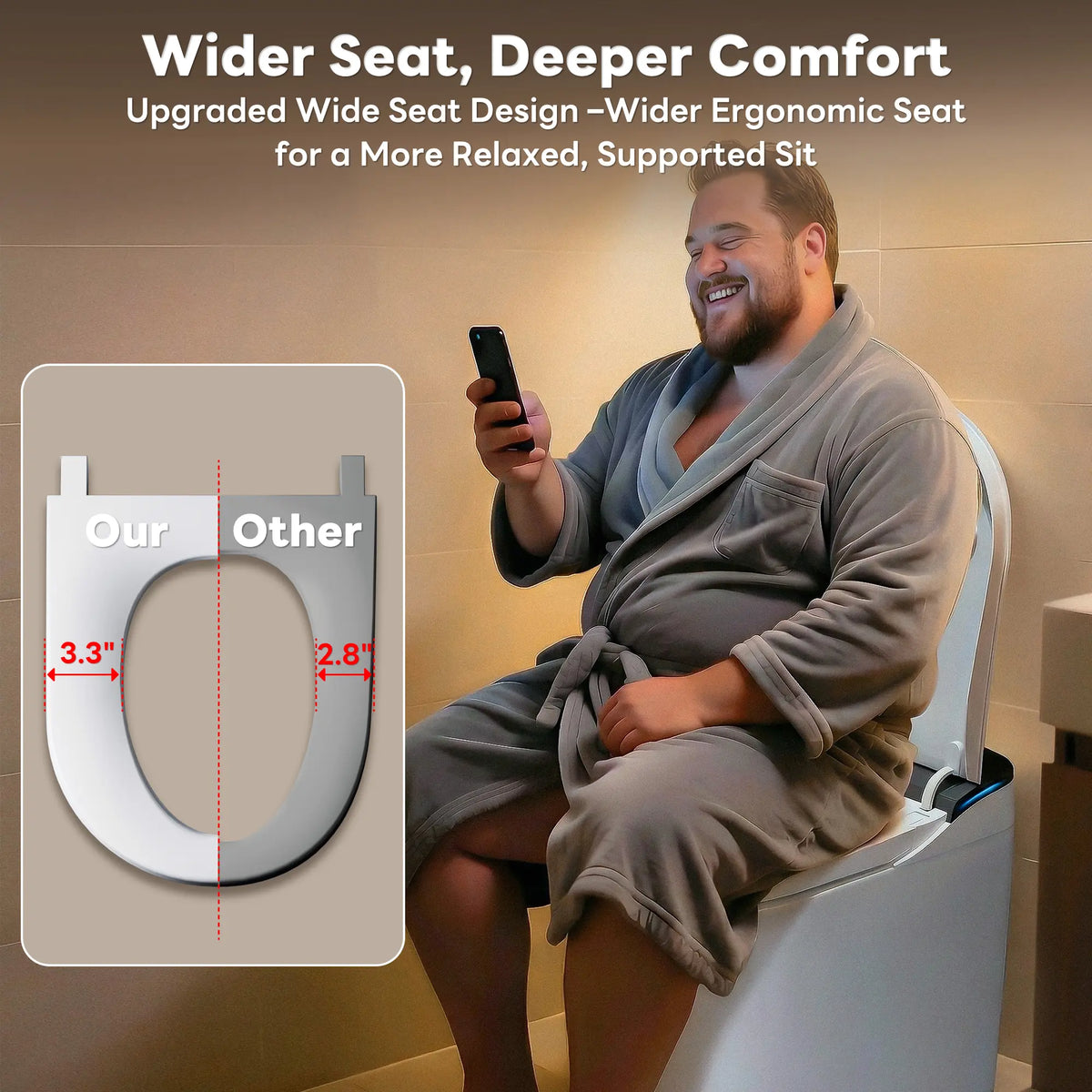 Wider Seat Design