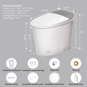 Included components and accessories for CANEST FC-001 Smart Toilet shown in flat lay