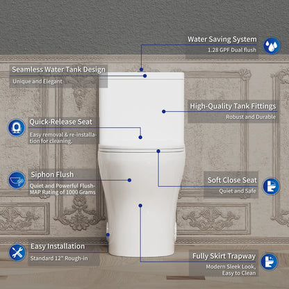 CANEST®  One Piece Toilets | DL-2500