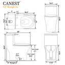 Inodoros de una pieza CANEST® | DL-001 