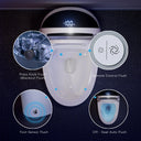 Multiple flush modes of CANEST TC-200GE including full flush, light flush, and auto flush options