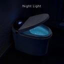 Soft glow night light in CANEST TC-200GE for nighttime bathroom safety and visibility