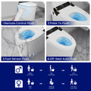 CANEST TC-300BK offers multiple flushing options including auto flush, manual flush, and foot sensor flush