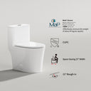 CANEST DL-002 toilet is WaterSense certified for MaP1000 and meets cUPC standards for quality