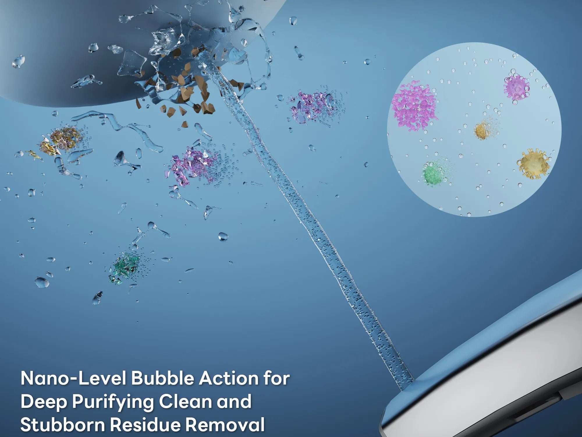 Ultra-Micro Bubble Cleaning Power